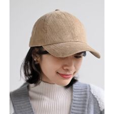 コーデュロイキャップ