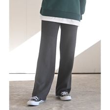 アール・ピー・エス(r.p.s)のリブニットイージーセミワイドパンツ