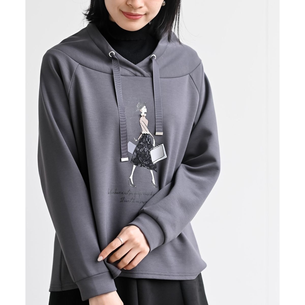 ち*ん様 新品■17,380円【マリクレール 】レディース　パーカー、スカート レーススカートGirlフードレスパーカー | アール・ピー・エス(r.p.s