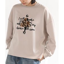 ヒョウ柄コートGirlプルオーバー