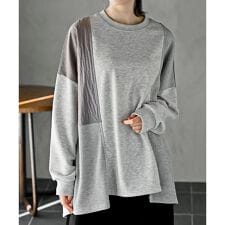 裏毛ワッフル切替チュニック