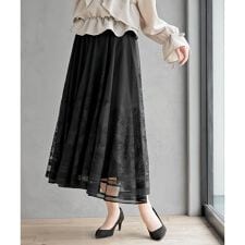 レースロングスカート