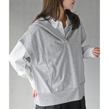 サイドポケットミニ裏毛パーカー