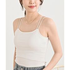 カップ付きバッククロスキャミソール