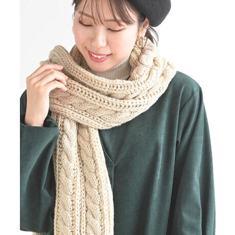 4本ケーブルニットマフラー アール ピー エス R P S ファッション通販 マルイウェブチャネル