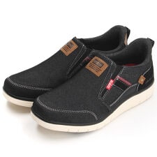 エドウイン ハンズフリー 軽量 幅広 ストレッチ スニーカー 遠赤外線インソール EDW-7524