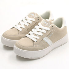 エドウイン 軽量 ボリュームソール シンプル コート スニーカー EDW-4374