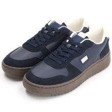 Lee リー 一部本革 かわいい あめ色ソール カジュアル スニーカー Lee-8013