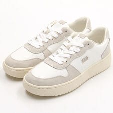 Lee リー 一部本革 かわいい あめ色ソール カジュアル スニーカー Lee-8013