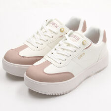 エドウイン 軽量 ボリュームソール かわいい シンプル コート スニーカー EDW-4379