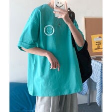 スマイル ワンポイント ビッグT