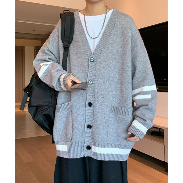 トレンドオーバーサイズ × カーディガン