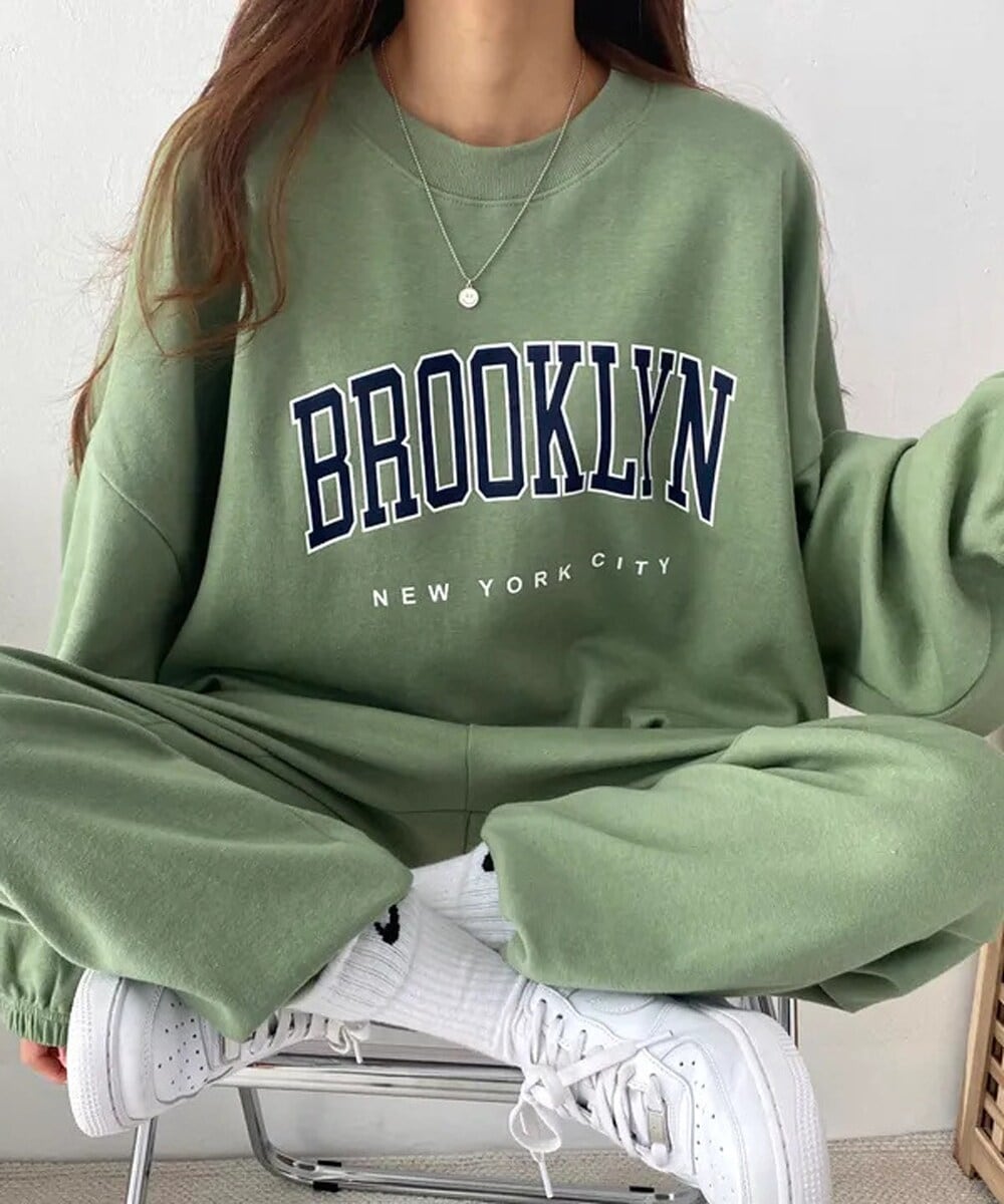 2点SET】BROOKLYN セットアップ トレーナー＆パンツ | ニュー