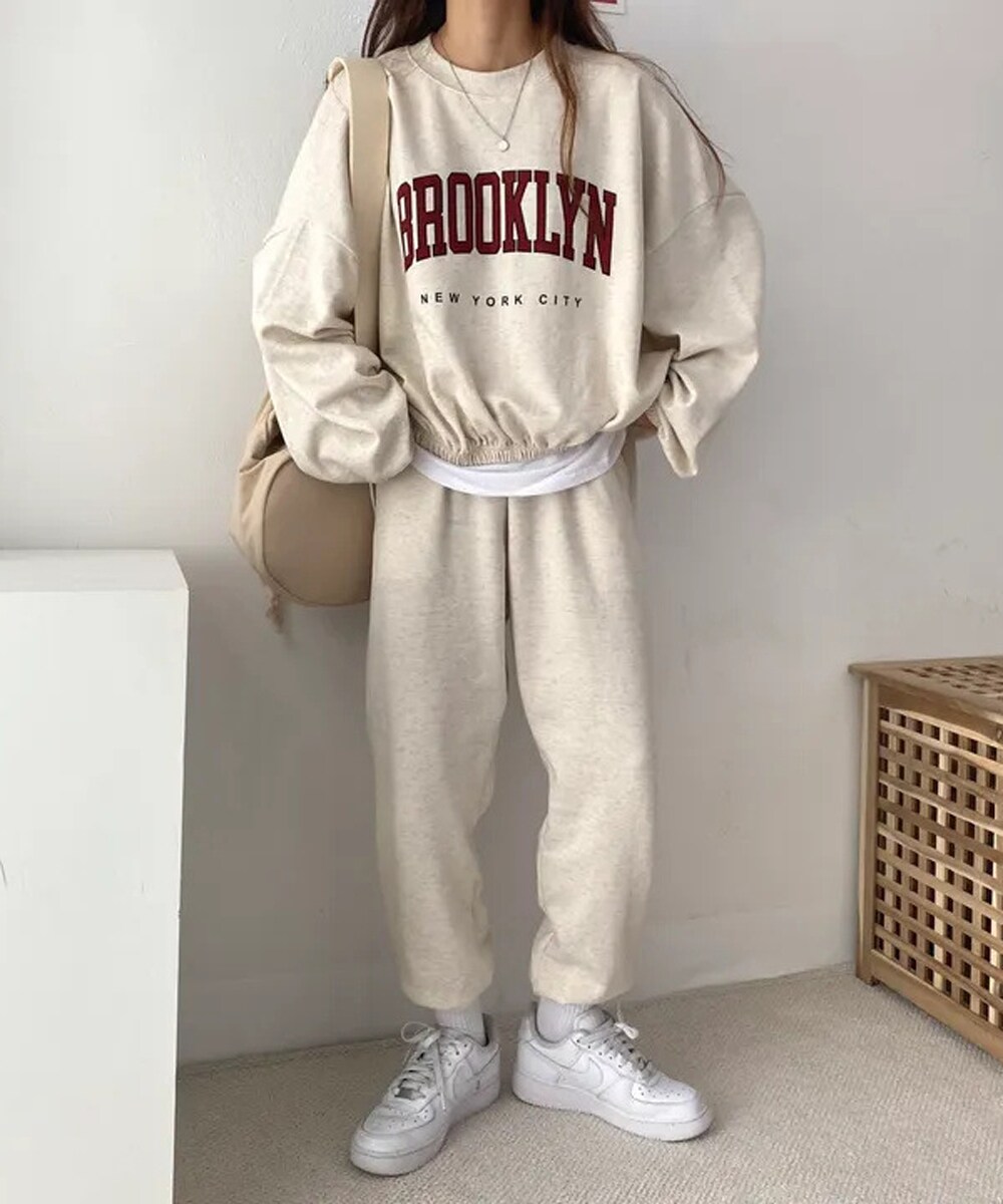 カジュアル トレーナー& ワイドパンツ セットアップ ストリート 楽天市場】セットアップ ストリートの通販