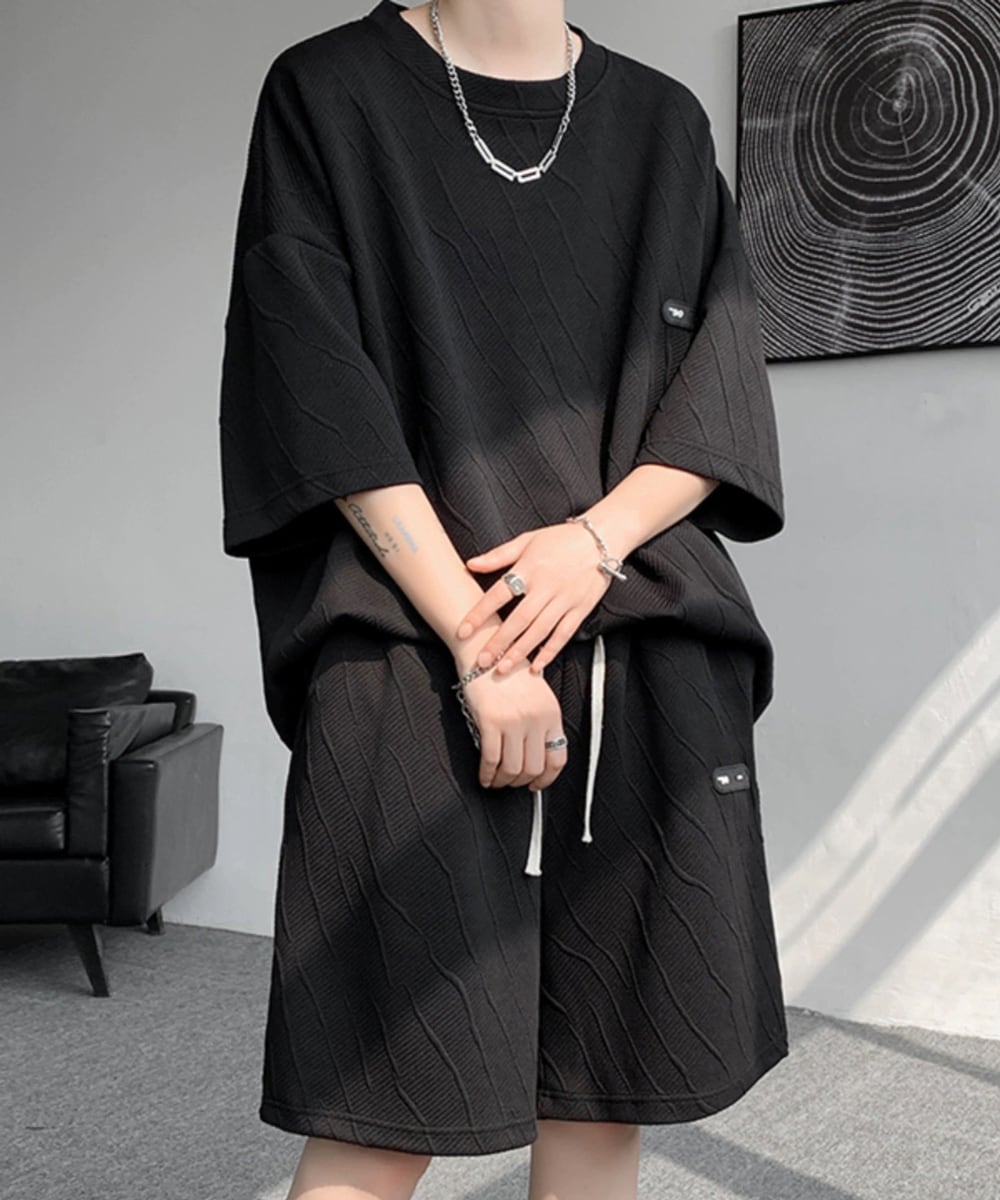 マグノリア　セット 2点SET】マグノリアジャガード セットアップ T＆ショーツ