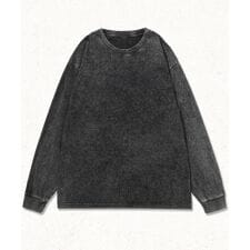 ブラックアウト ピグメント加工 オーバーサイズ ロンT