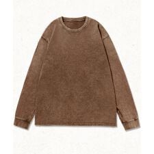 ブラックアウト ピグメント加工 オーバーサイズ ロンT