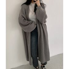 フリージア ルーズロングカーディガン/ガウン