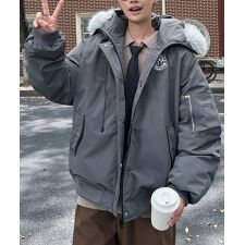 フーサヴィーク フードファー エコダウンジャケット