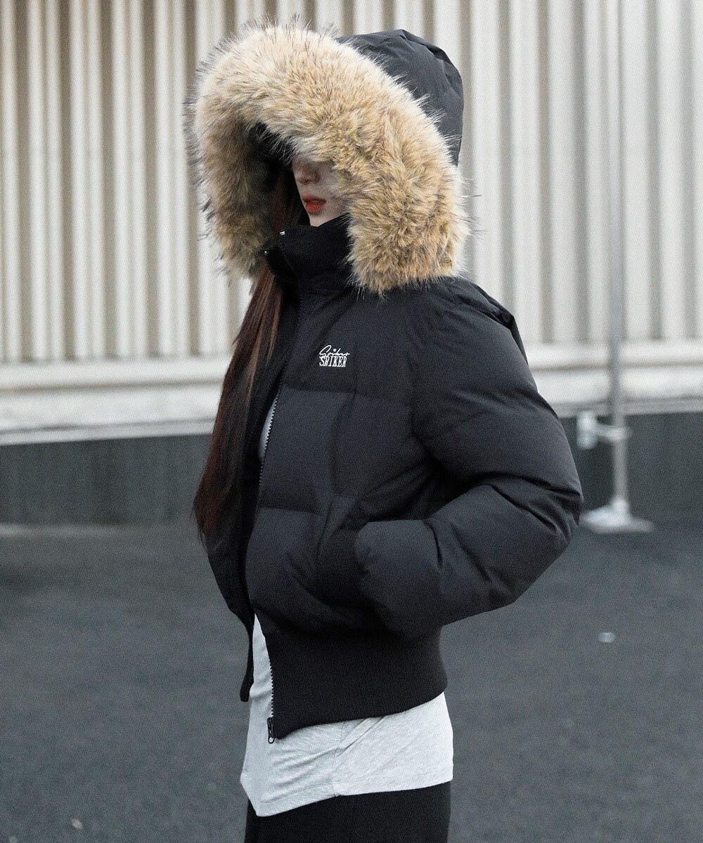 レイキャビク ファーフード ショート エコダウンジャケット | ニュー