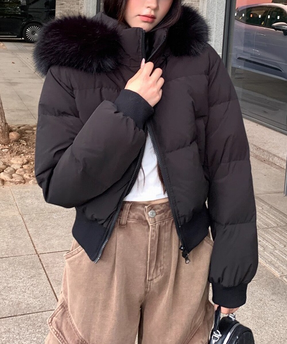 ラブリー ボンボン付き ビッグフードコート | ニュージェントルマン