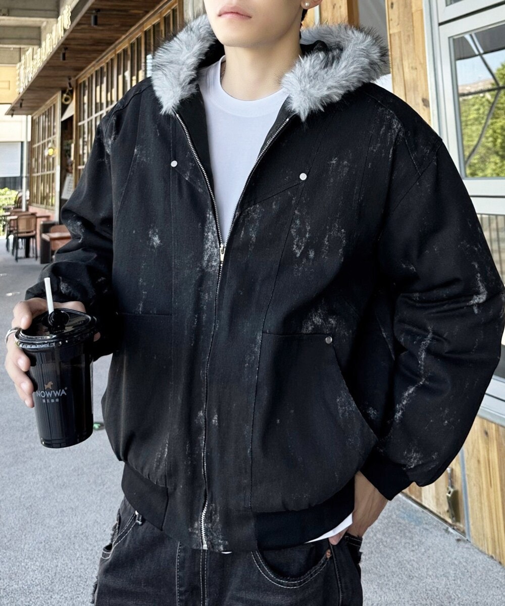 ウルバリン ファーフード ビッグブルゾン | ニュージェントルマン(NEW