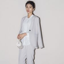 【大きいサイズ】ダブルクロス2WAYジャケット≪手洗い可能/セットアップ対応≫