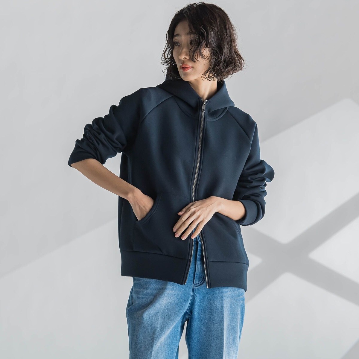 大きいサイズ】ダブルジップパーカー≪洗濯機で洗える≫ | ラエフ(la.f