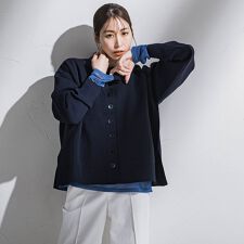 【大きいサイズ】Vネックカーディガン