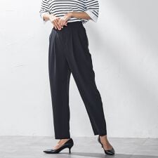 ラエフ(la.f...)の【大きいサイズ】キレリテーパードパンツ≪洗濯機で洗える≫