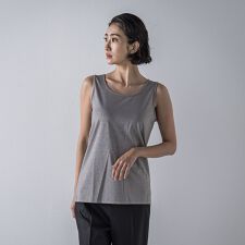 【大きいサイズ】ソフトラメタンクトップ≪洗濯機で洗える≫