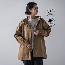 【大きいサイズ】”シルエットの変化が楽しめる”ストレッチマウンテンパーカー