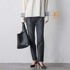 【WEB限定/大きいサイズ】”あたたか美脚”裏起毛デニム