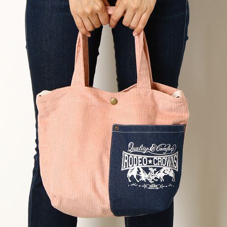 軽量 2way ロゴ Corduroy トートショルダーバッグ ロデオクラウンズ Rodeo Crowns ファッション通販 マルイウェブチャネル To514 251 78 01