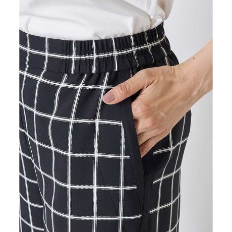 ウィンドウペンワイドパンツ ジョルジュ レッシュ Georges Rech Pzlgq ファッション通販 マルイウェブチャネル