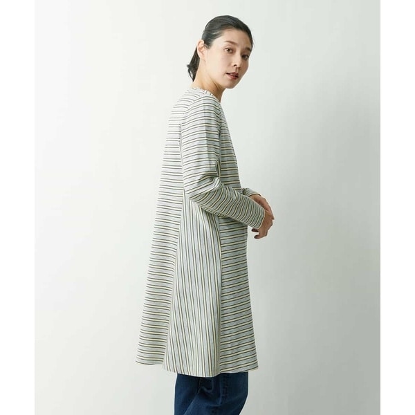 日本製/WEB限定]ストレッチボーダーチュニック | ジョルジュ・レッシュ
