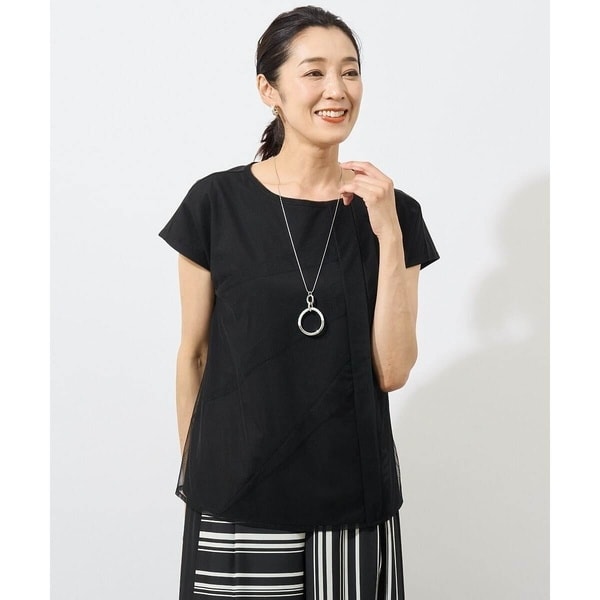 ES RECH / ジョルジュ・レッシュ [日本製]幾何ドット柄プリントカットソー ジョルジュ・レッシュ GEORGES RECH [日本製]幾何ドット柄