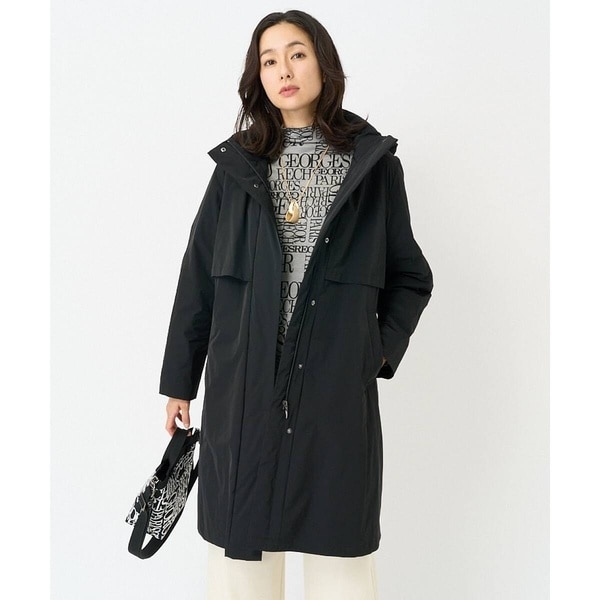 美品✨GEORGES RECH　ロングダウンコート フーテッド　40 L ジョルジュ・レッシュ(GEORGES RECH) レディース ダウン