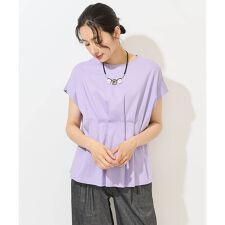 [接触冷感]ウエストタックカットソー