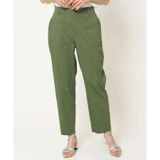 [接触冷感]ストレッチテーパードベイカーパンツ