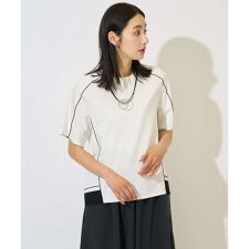 [接触冷感/紫外線カット/速乾/遮熱]メロウラインカットソー