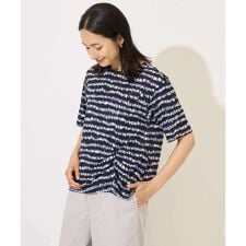 [日本製]ランダムボーダータックジャージーカットソー