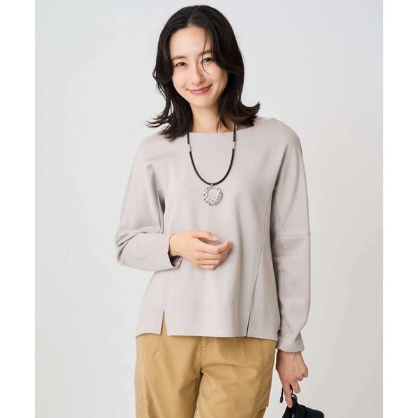 接触冷感/紫外線カット/遮熱]テーププリントロゴカットソー