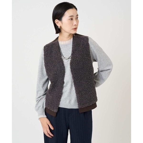 グレースコンチネンタル⭐️ ショートファーベスト　ブラック ショートファーベスト | グレースコンチネンタル(GRACE