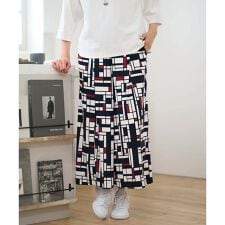 トリコロールガウチョパンツ