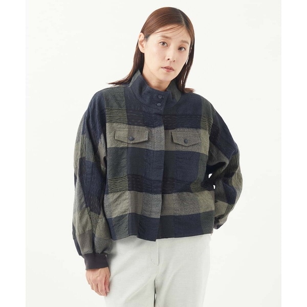 スタンドカラーショートブルゾン | スピック＆スパン(Spick and Span