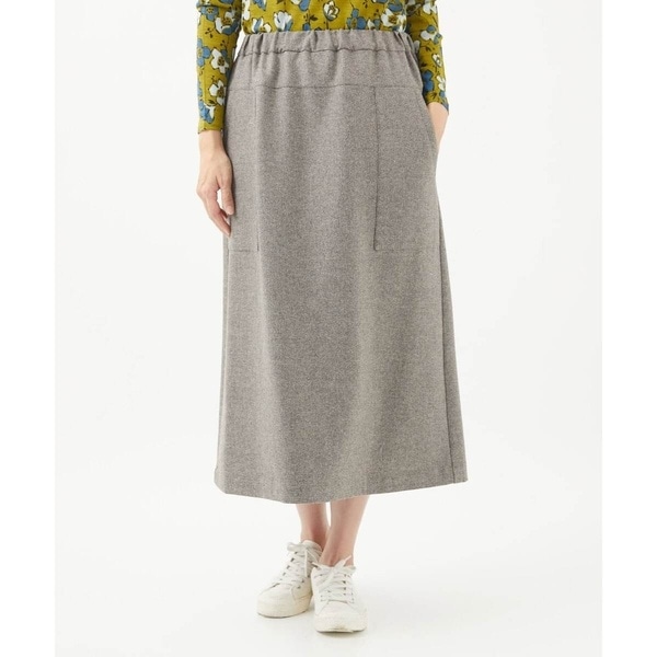 洗える・日本製]先染めシルク混ボーダースカート | ジャンニ・ロ