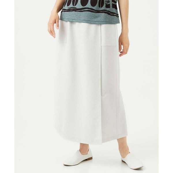 ジャンニ・ロ・ジュディチェ（GIANNI LO GIUDICE）/[洗える・日本製]プライムフレックスサッカースカート風パンツ 洗える・日本製]プライムフレックスサッカースカート風パンツ