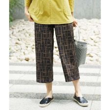 ジャンニ・ロ・ジュディチェ(GIANNI LO GIUDICE)の[洗える]デジタル幾何デニムプリントパンツ