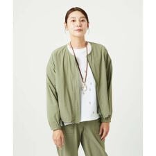 [撥水加工・洗える]ナイロンリぺレントブルゾン